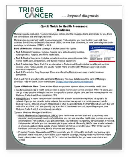 Traige Cancer_Medicare